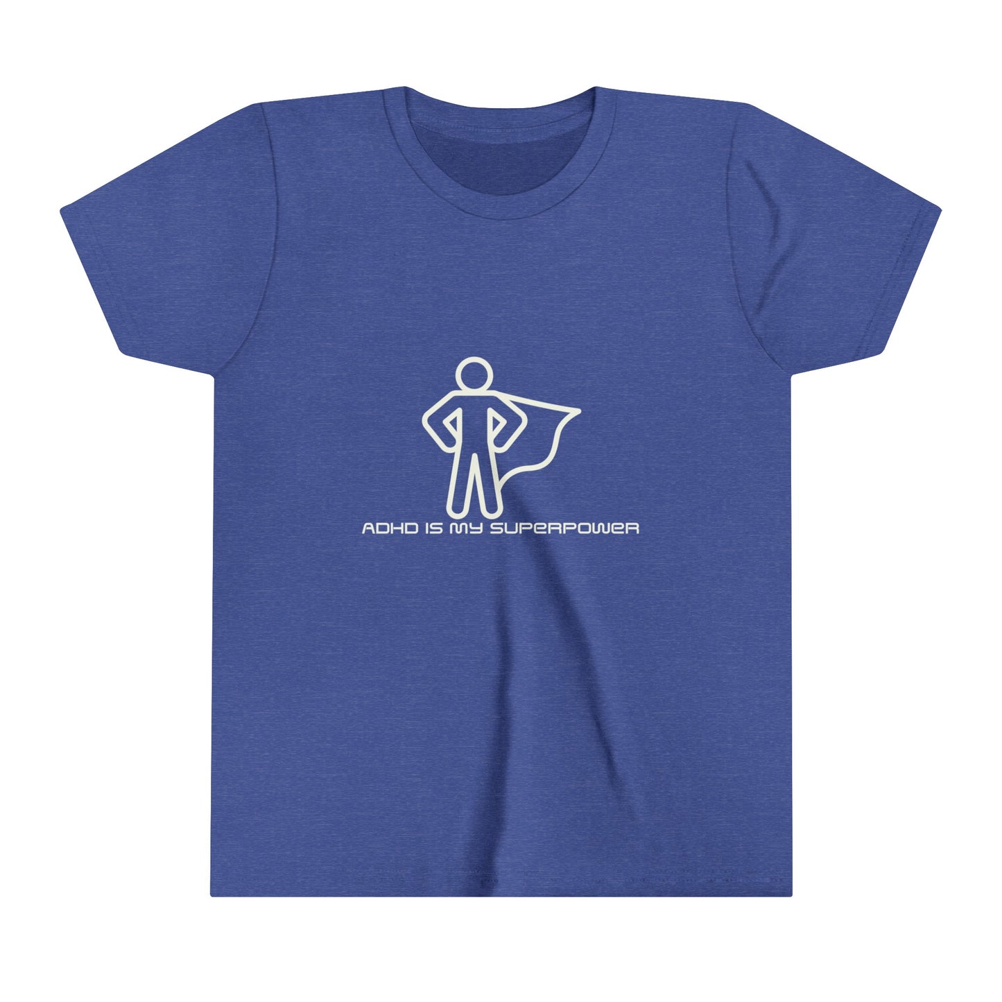 ADHD Is My Superpower Unisex Youth Short Sleeve Tee