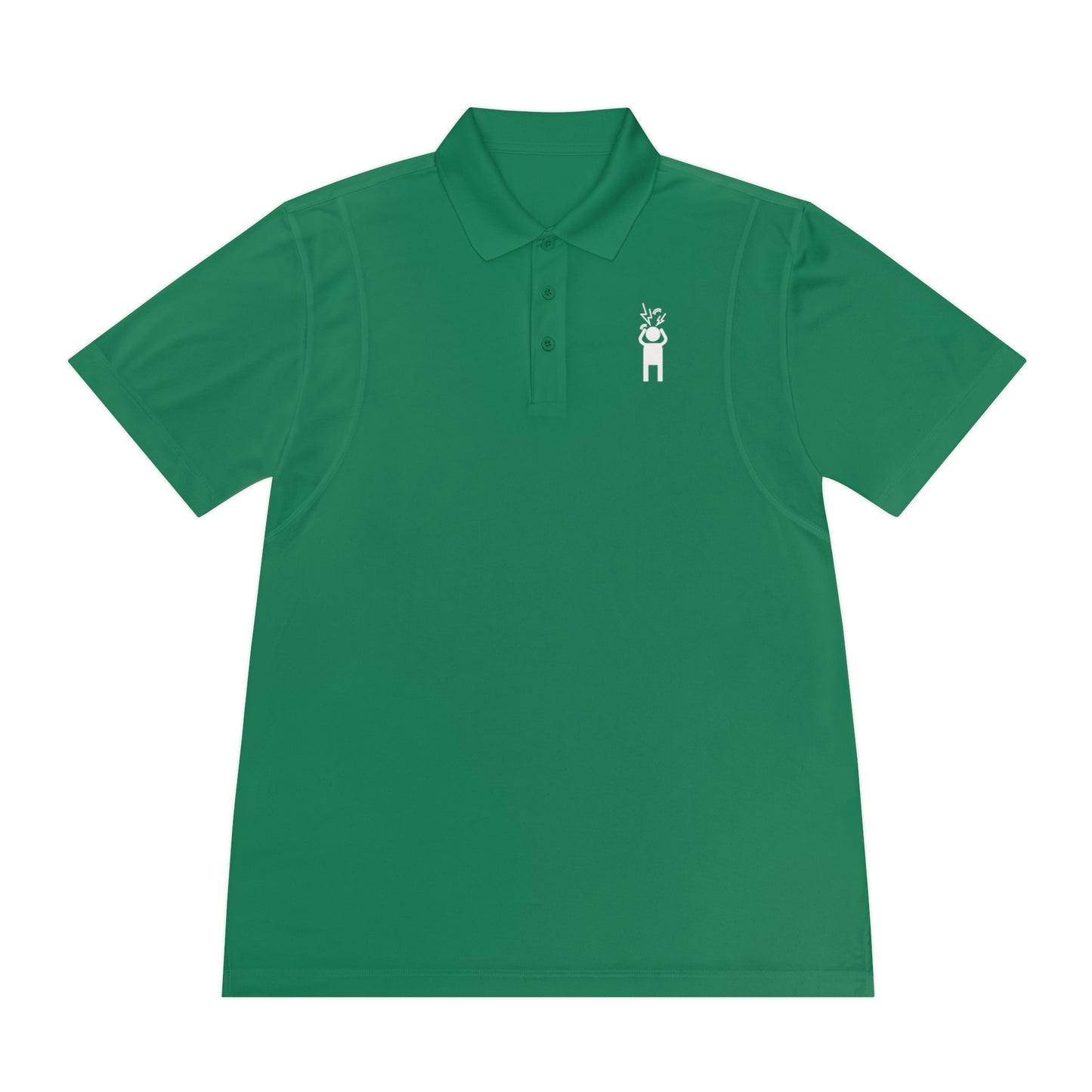 Screaming Person Men's Sport Polo Shirt