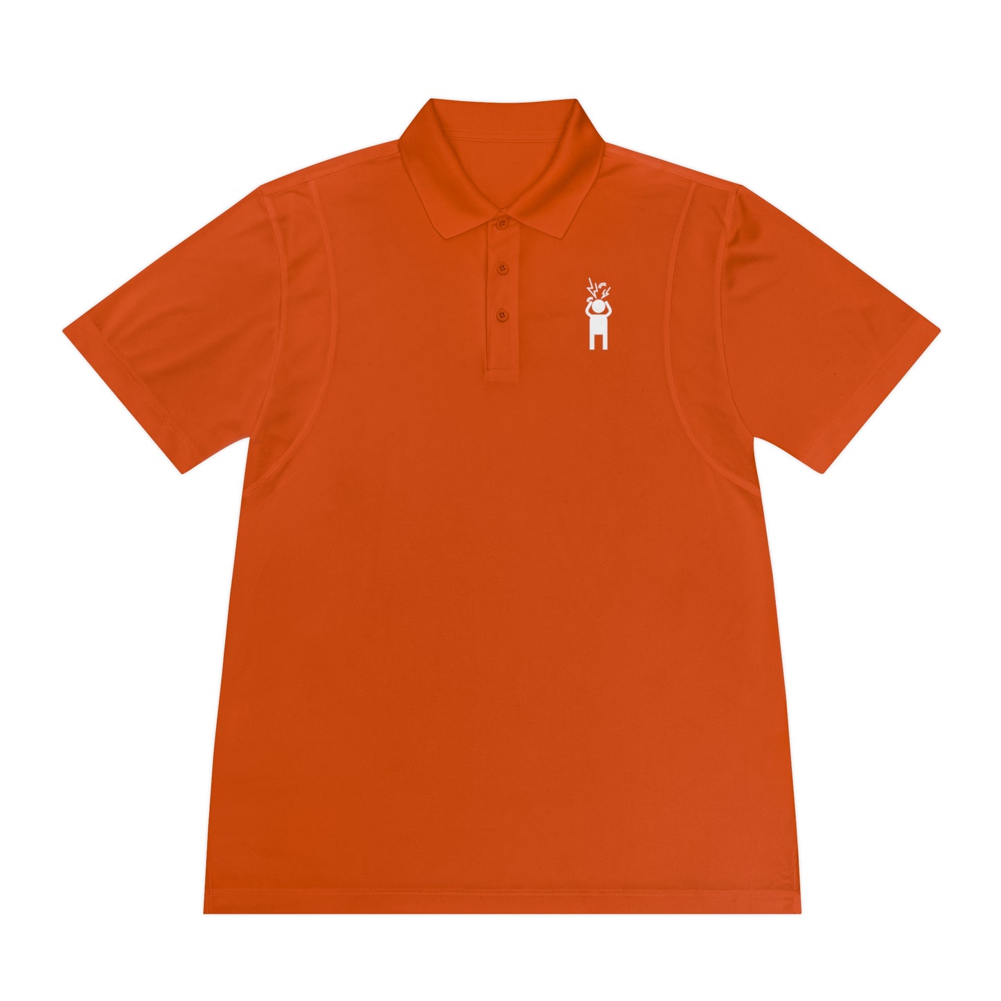 Screaming Person Men's Sport Polo Shirt