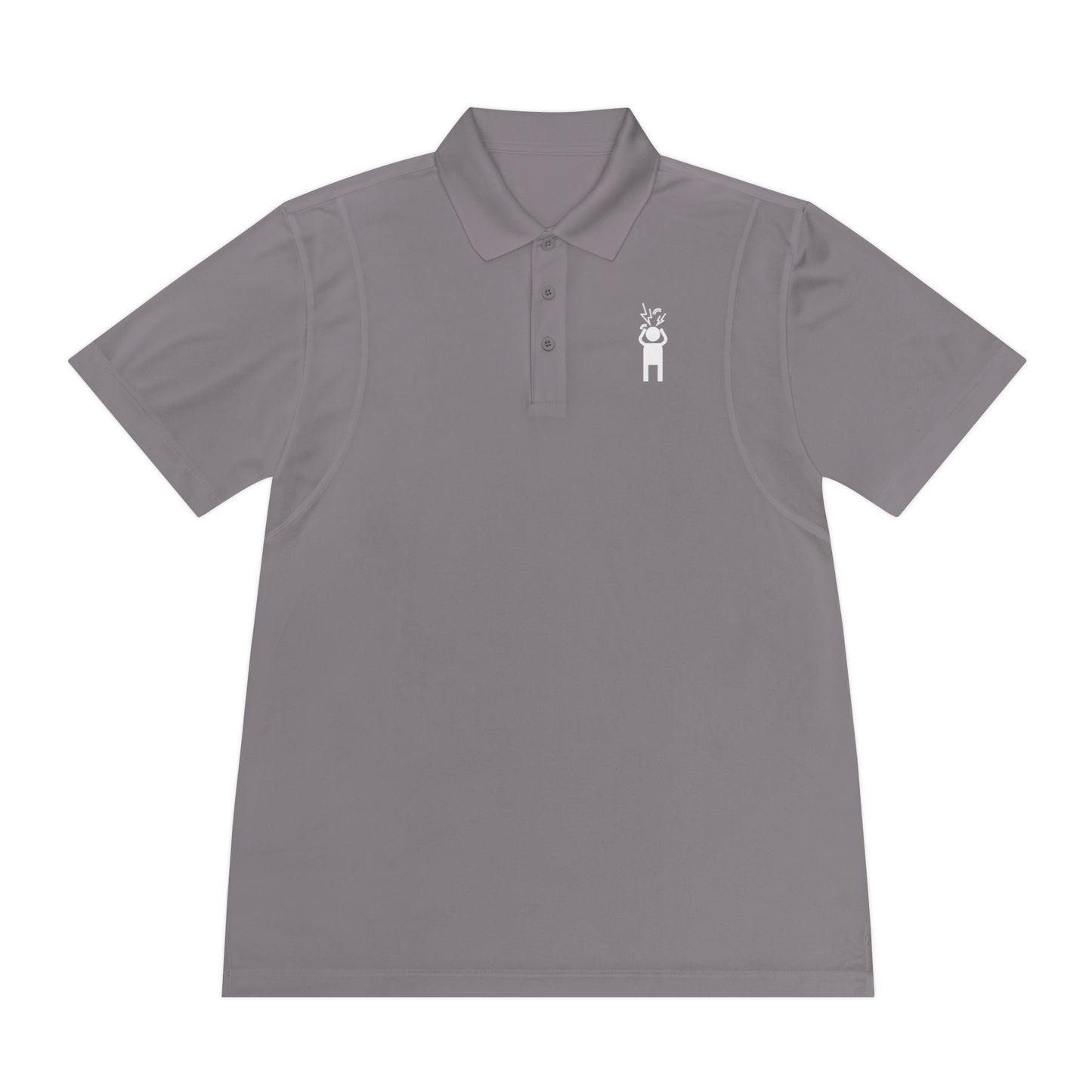Screaming Person Men's Sport Polo Shirt
