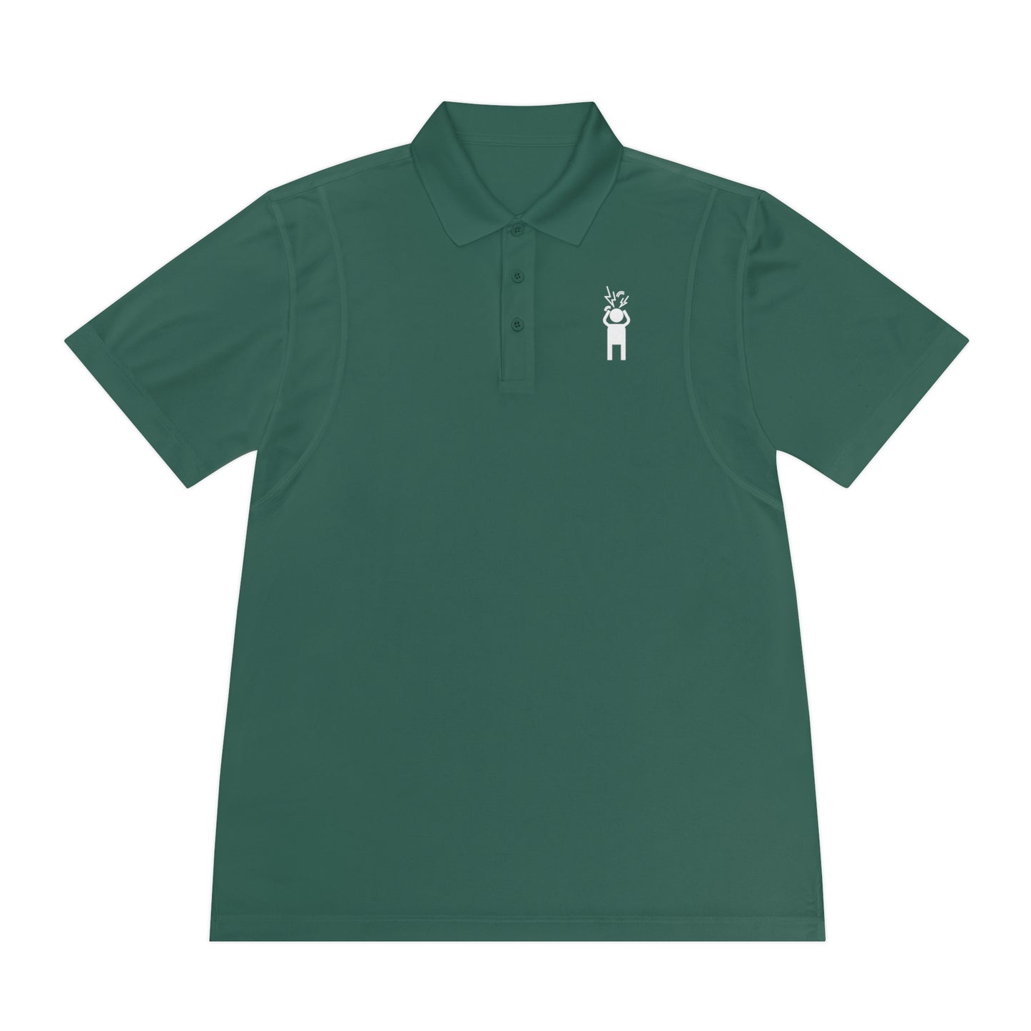 Screaming Person Men's Sport Polo Shirt