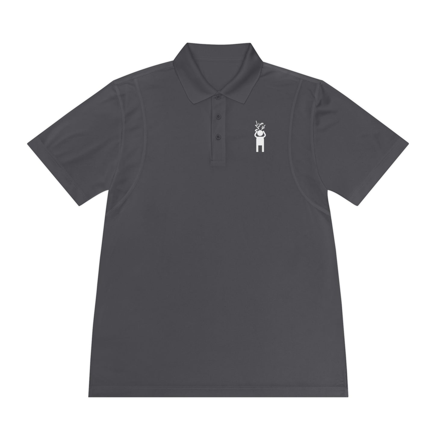Screaming Person Men's Sport Polo Shirt