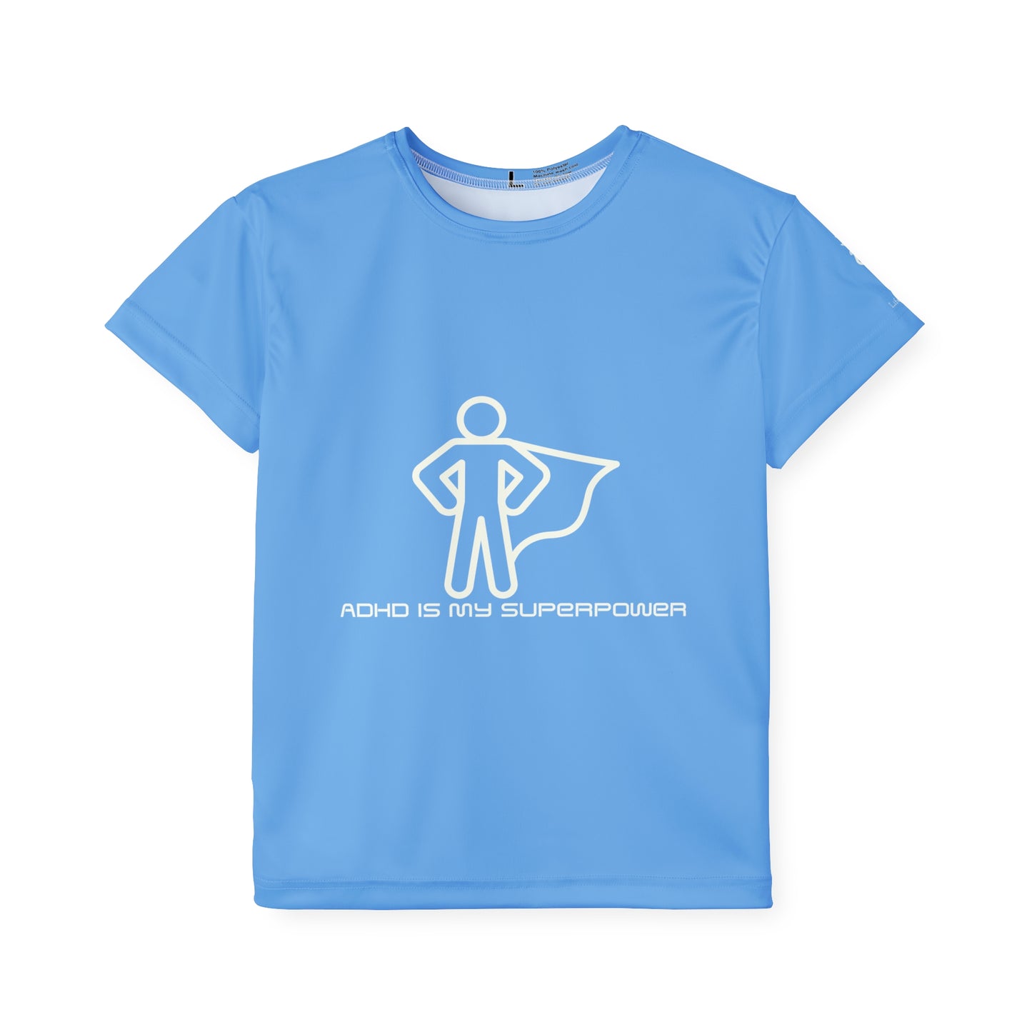 ADHD Is My Superpower Screaming Person Kids Sports Shirt (AOP)