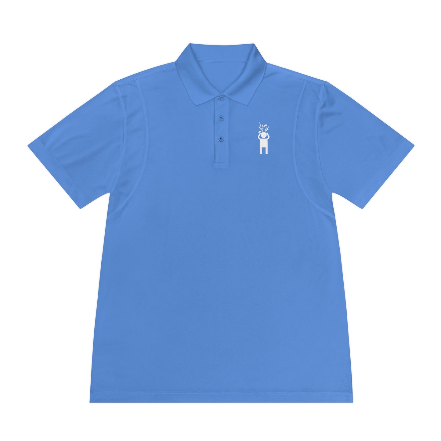 Screaming Person Men's Sport Polo Shirt