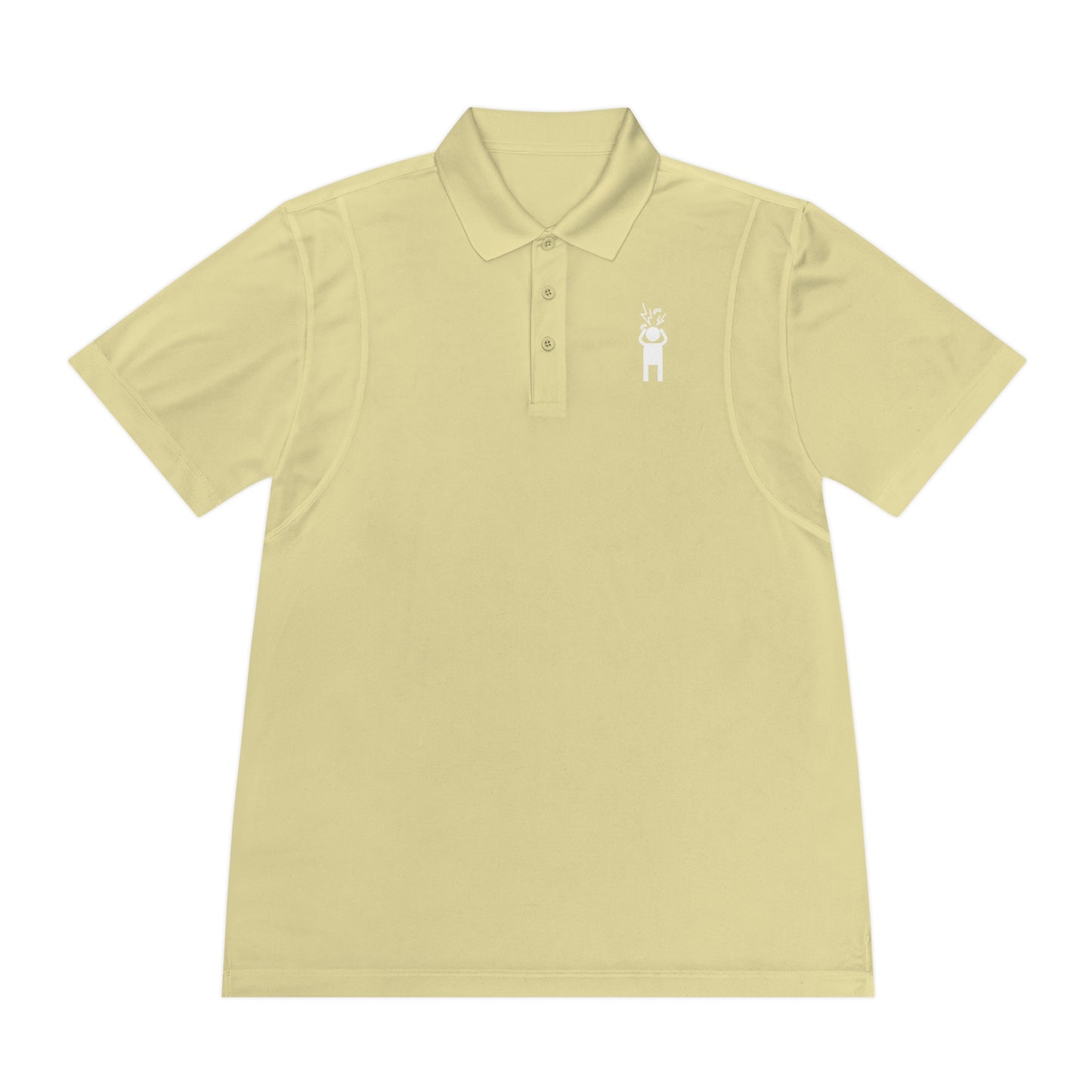 Screaming Person Men's Sport Polo Shirt