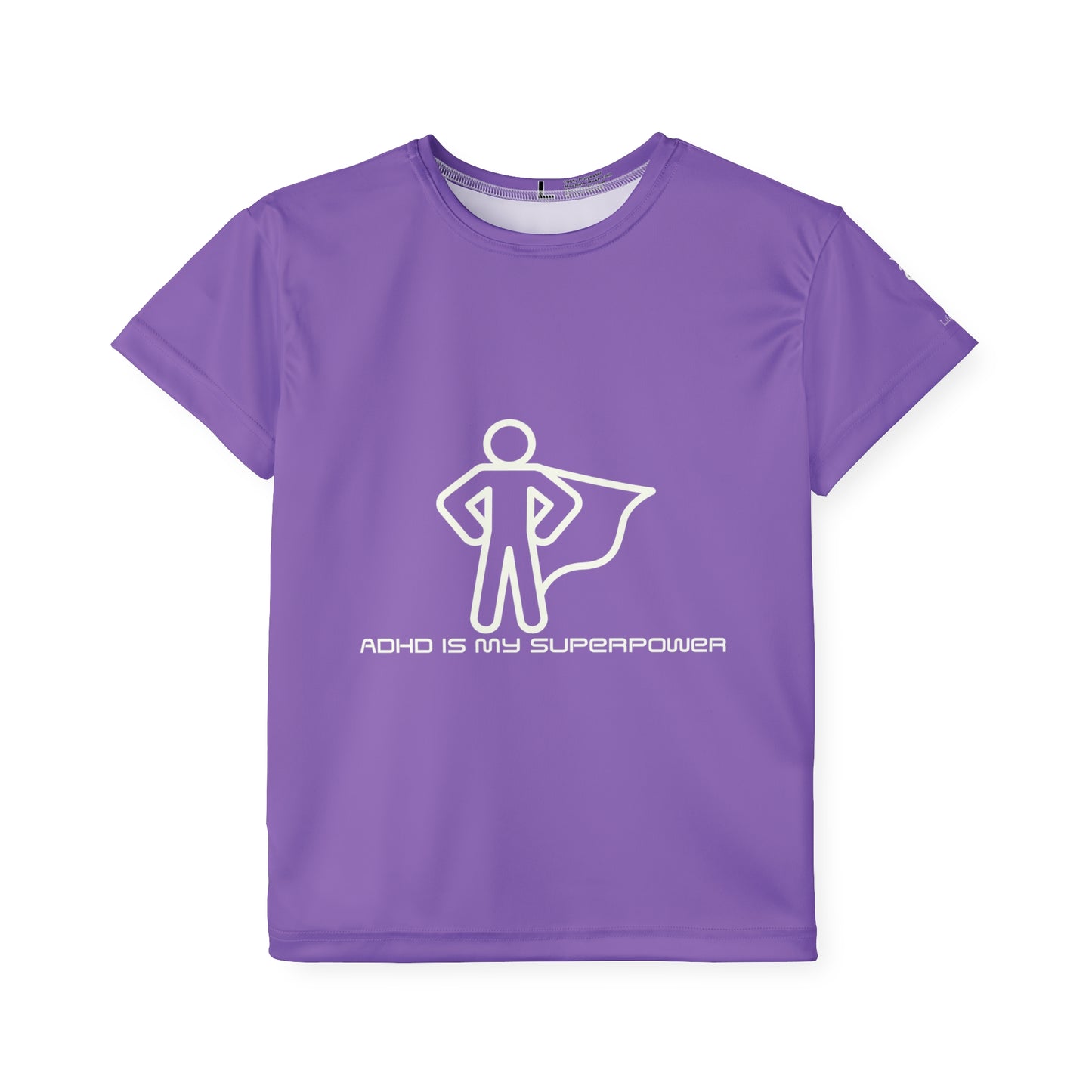 ADHD Is My Superpower Screaming Person Kids Sports Shirt (AOP)