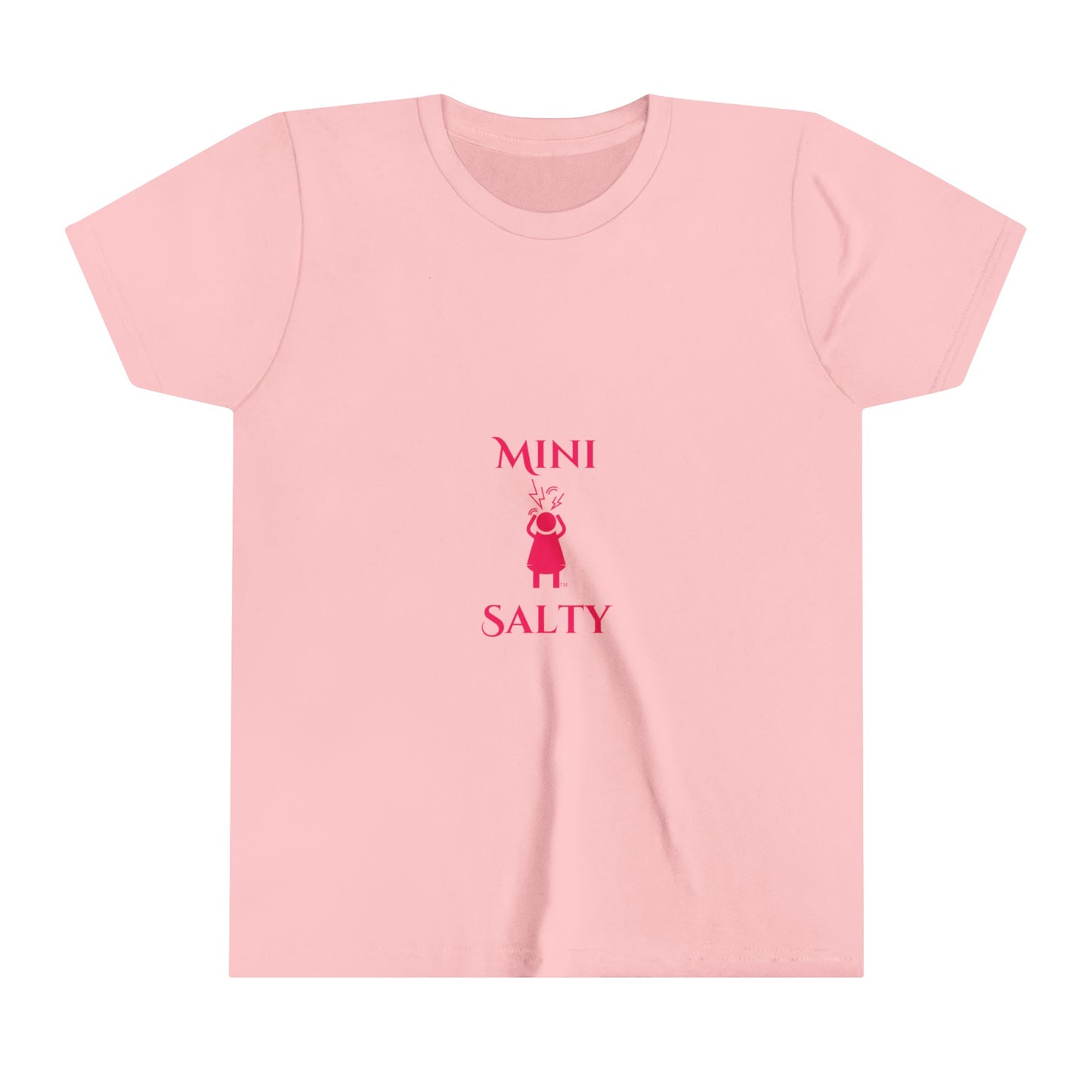 Mini Salty Screaming Woman Young Girls Short Sleeve Tee