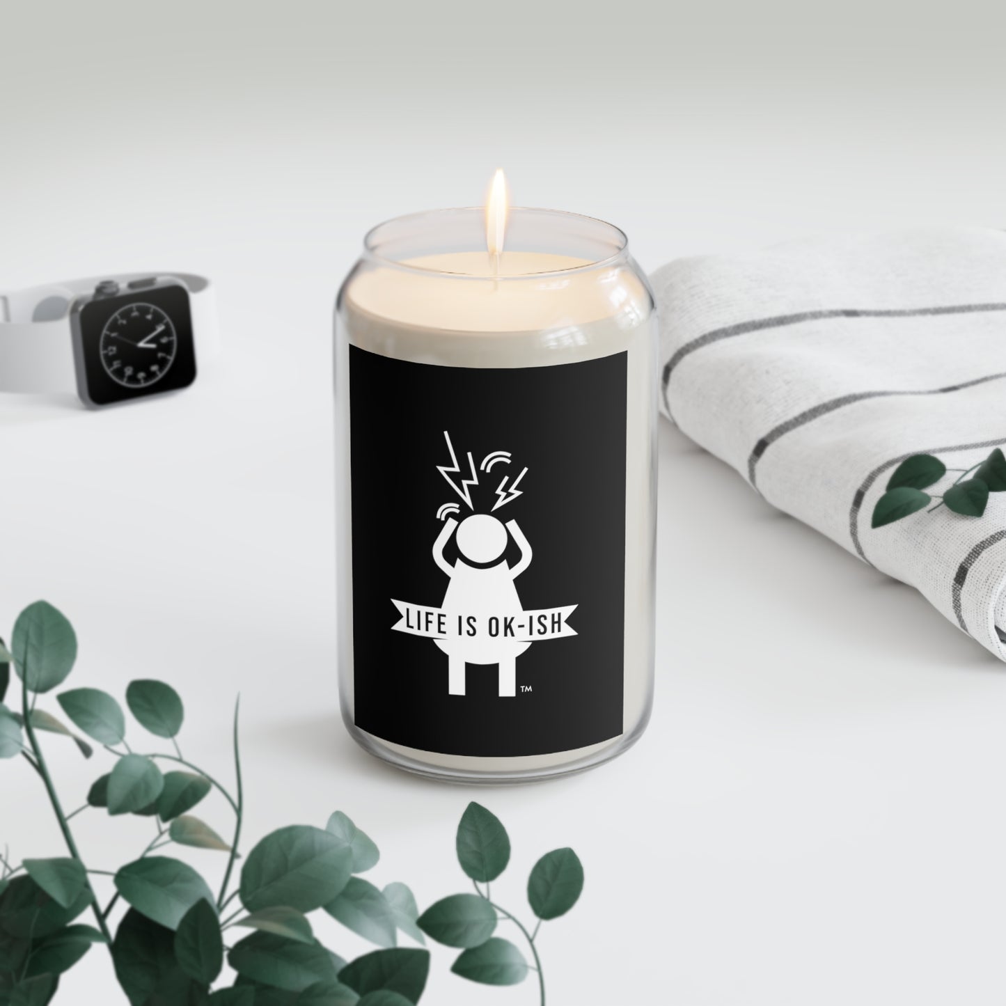 Life is Ok-ish, Screaming Woman Scented Candle, 13.75oz