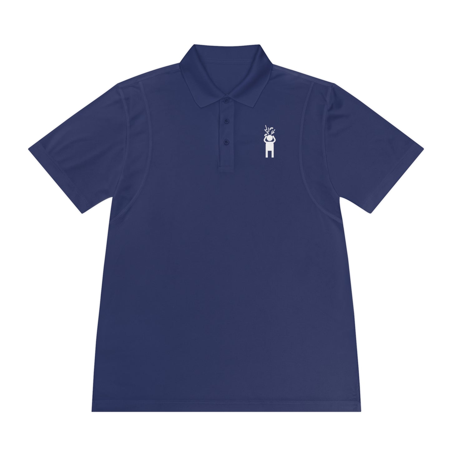 Screaming Person Men's Sport Polo Shirt