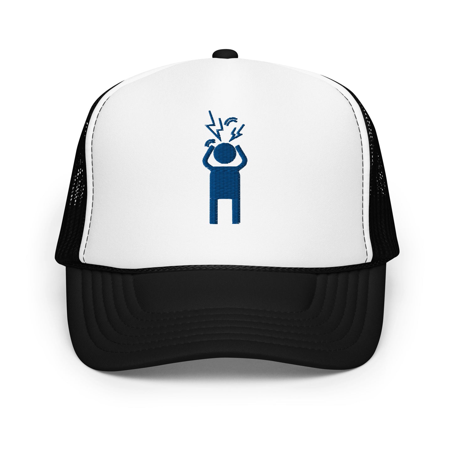 Screaming Person Embroidered Trucker Hat