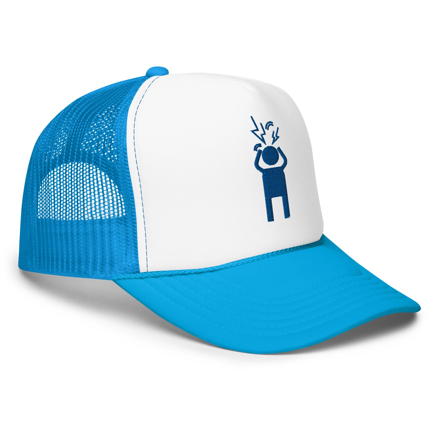 Screaming Person Embroidered Trucker Hat