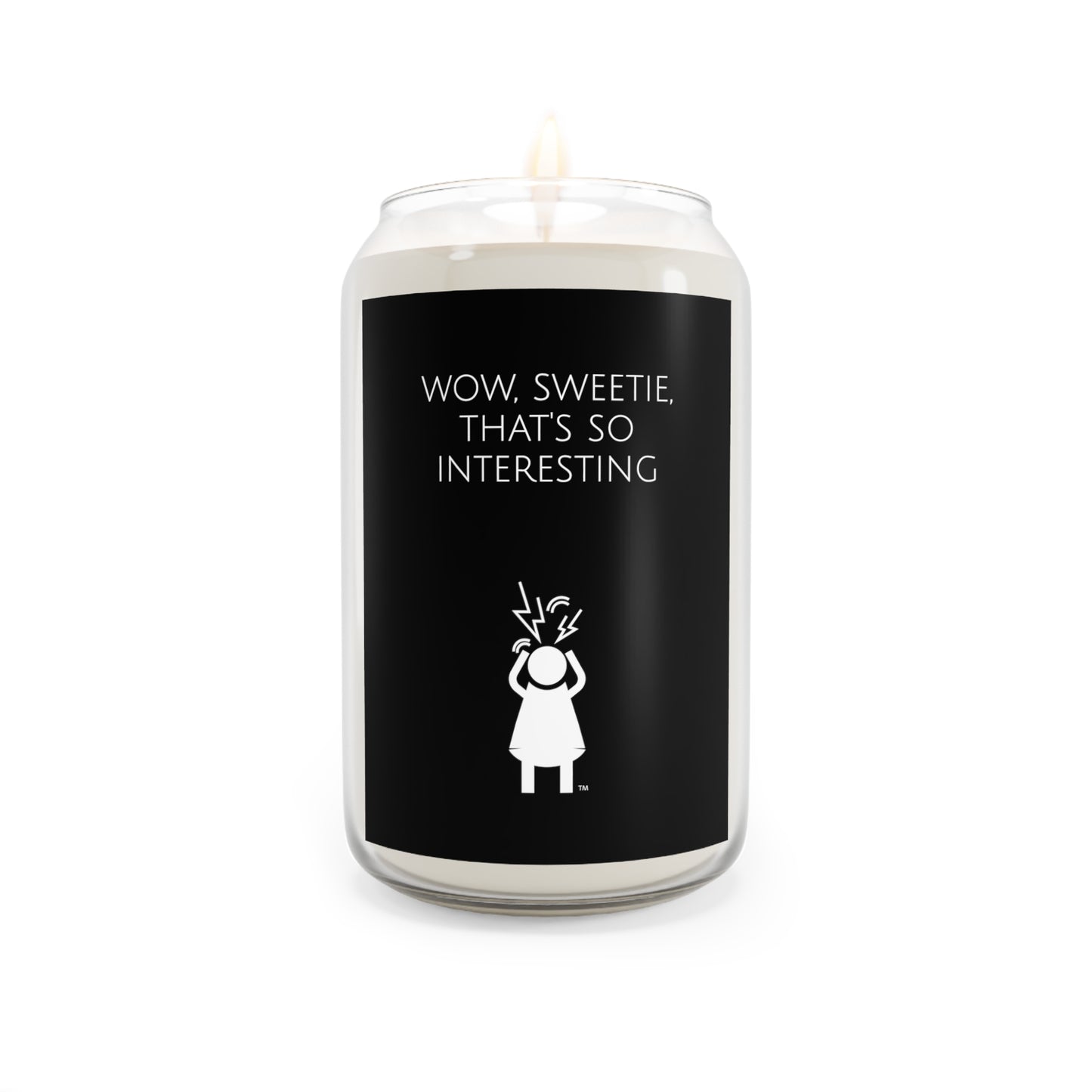 Wow Sweetie Screaming Woman Scented Candle, 13.75oz