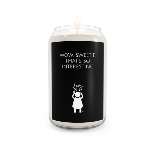 Wow Sweetie Screaming Woman Scented Candle, 13.75oz