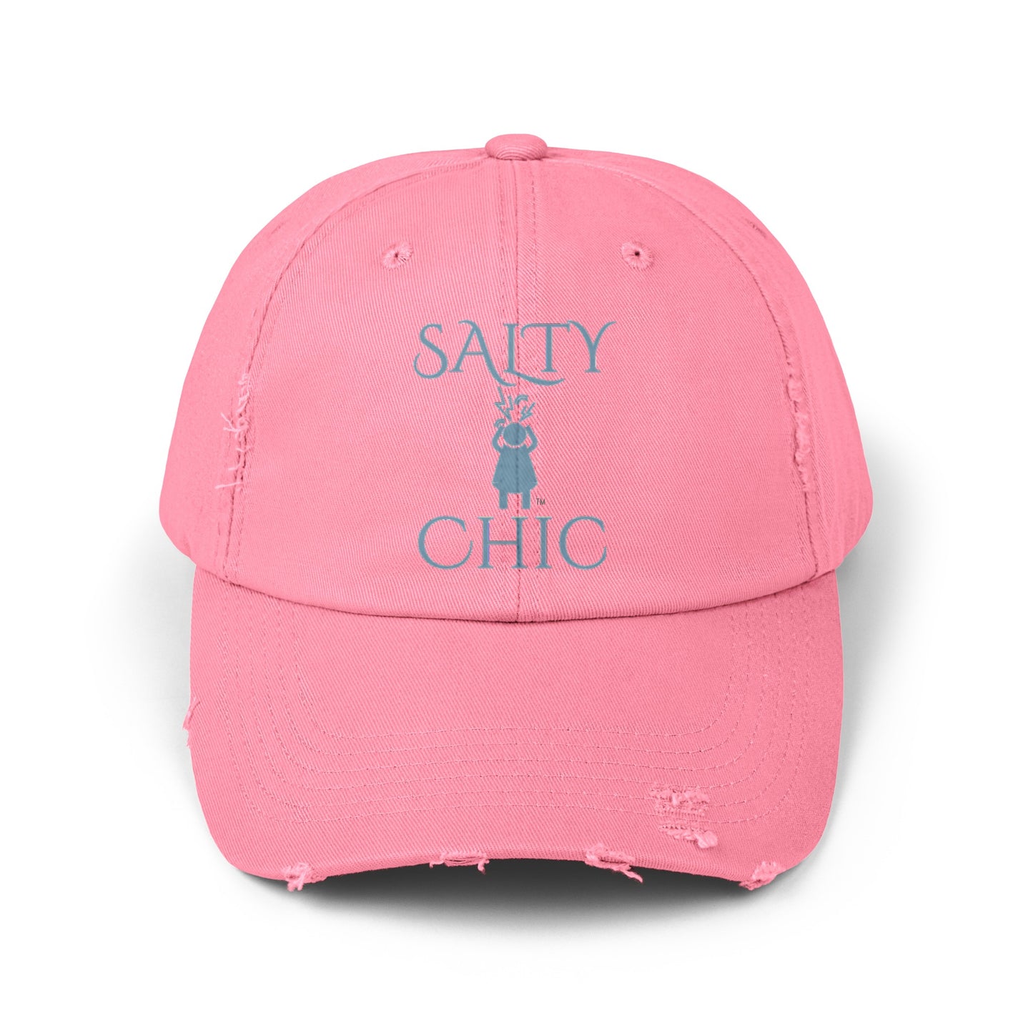 Salty Chic Screaming Woman Life Is Ok-ish Distressed Cap