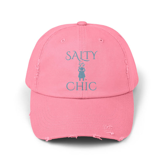 Salty Chic Screaming Woman Life Is Ok-ish Distressed Cap