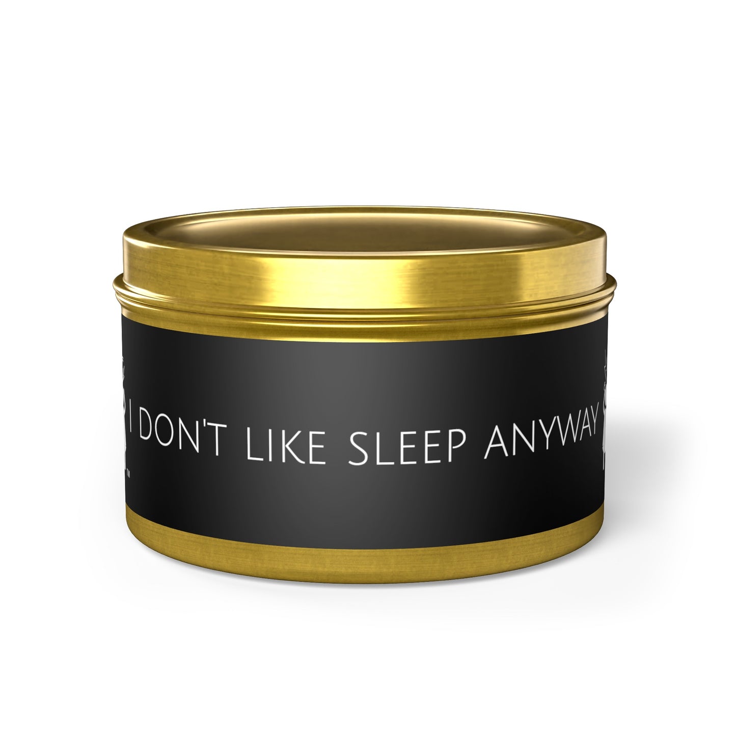 I Don't Like Sleep Screaming Woman Tin Candles