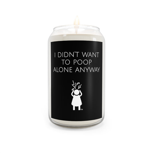 I Didn't Want To Poop Alone Screaming Woman Scented Candle, 13.75oz