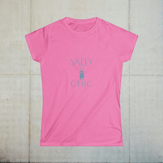 Salty Chic Screaming Women's Softstyle Tee