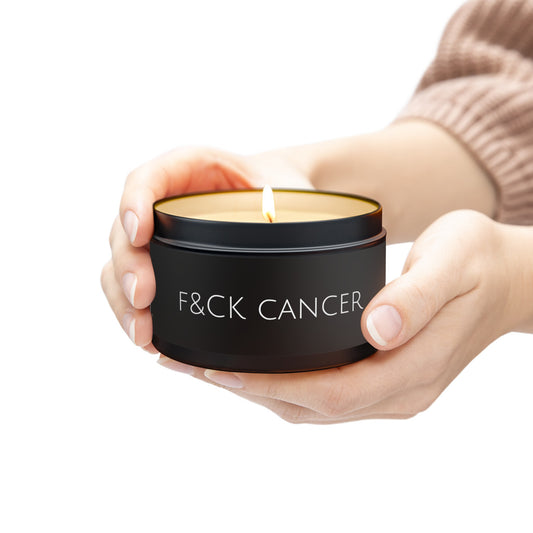 F&CK CANCER Screaming Woman Tin Candles