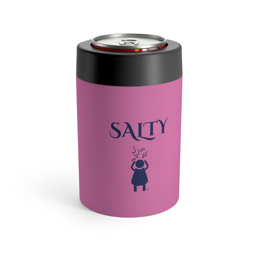 Salty Screaming Woman Cool Beverage Holder in Girl Power Pink