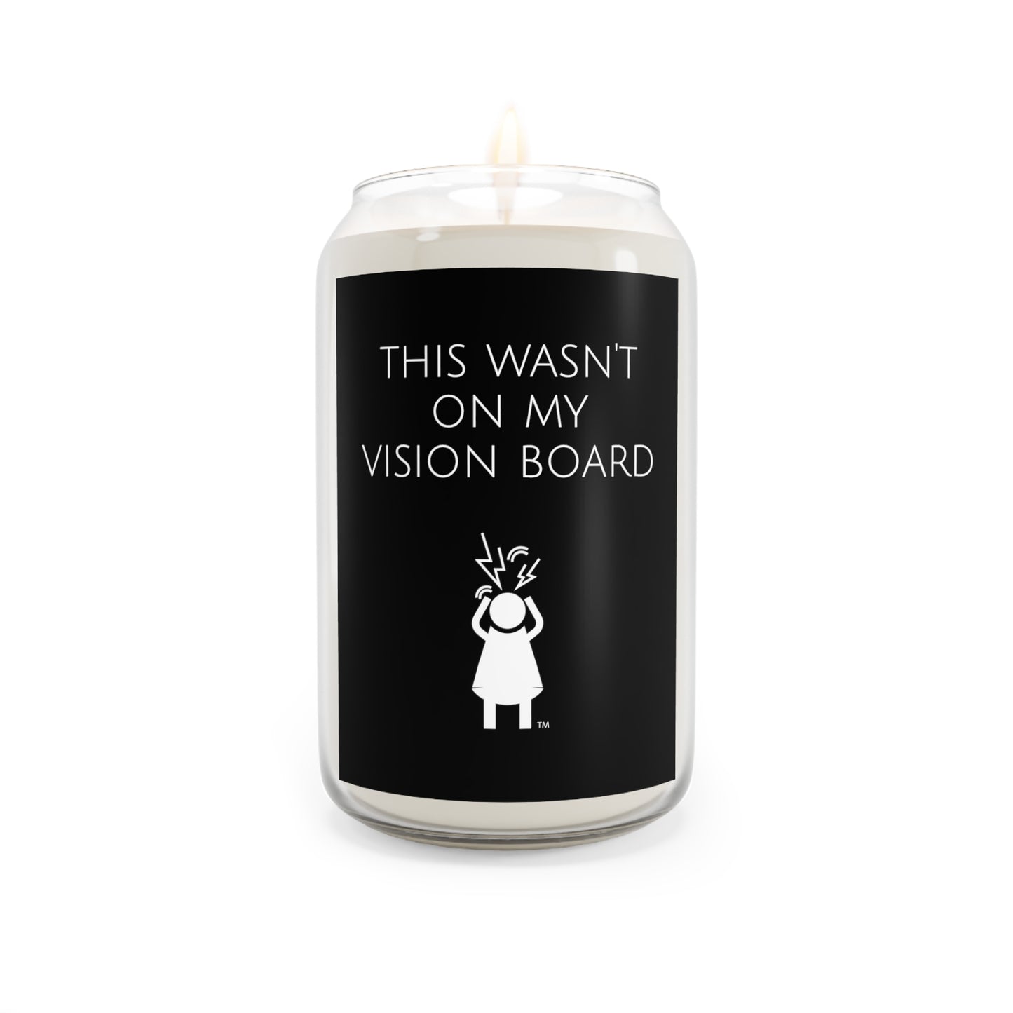 This Wasn't On My Vision Board Screaming Woman Scented Candle, 13.75oz