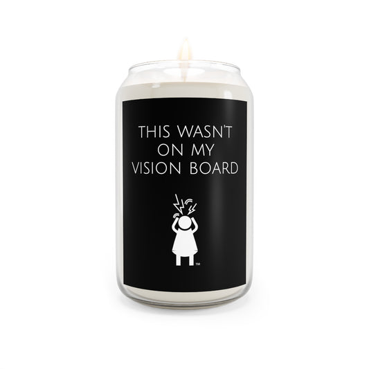 This Wasn't On My Vision Board Screaming Woman Scented Candle, 13.75oz