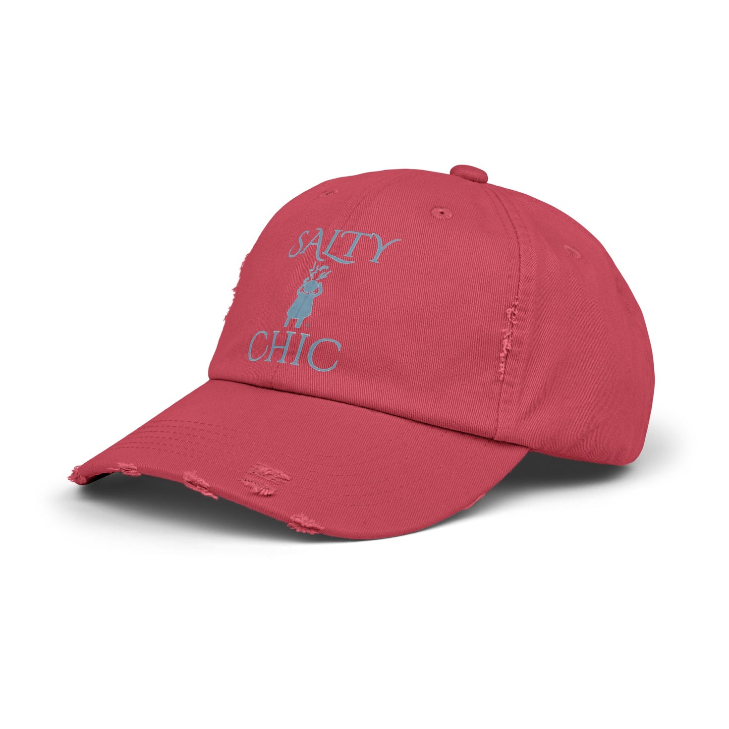 Salty Chic Screaming Woman Life Is Ok-ish Distressed Cap