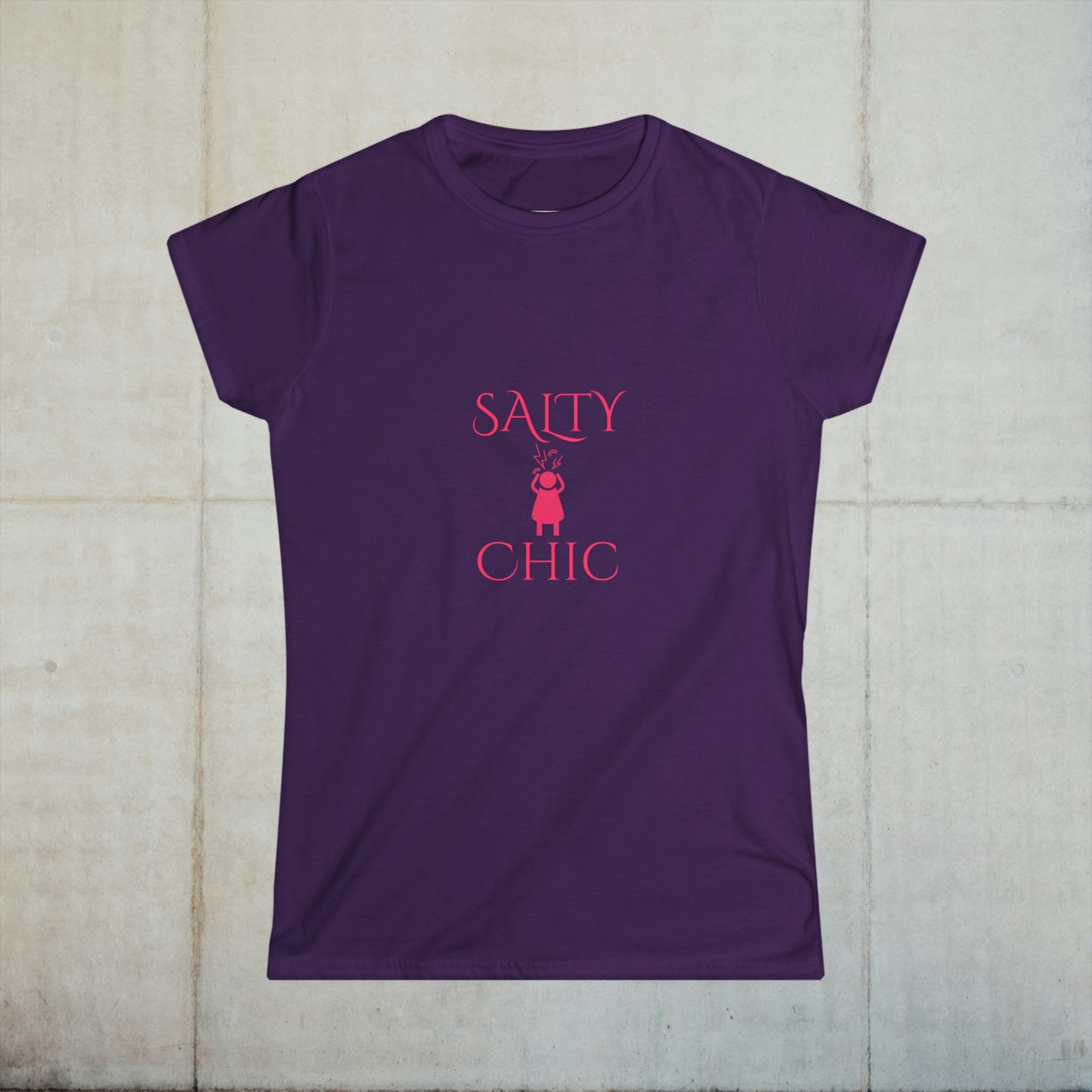 Salty Chic Screaming Women's Softstyle Tee