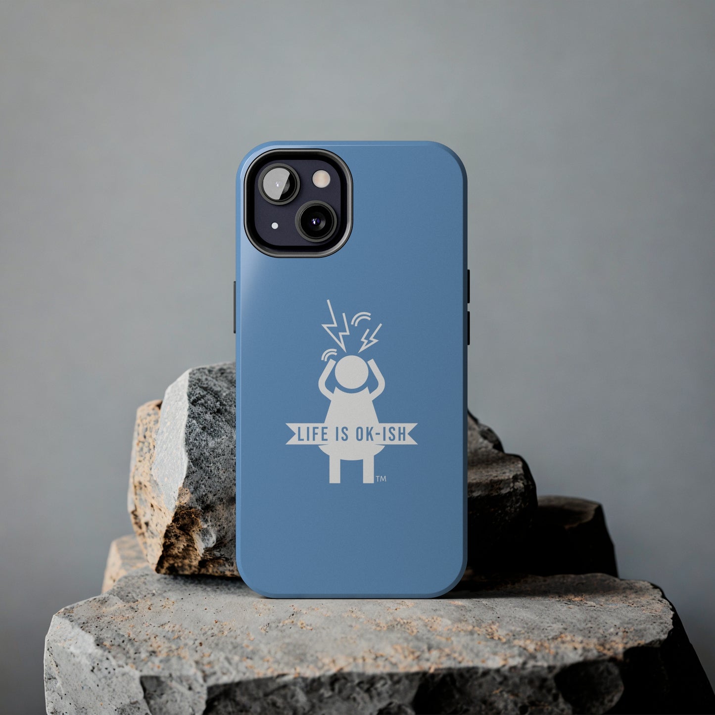 Screaming Woman Tough iPhone Case in Pebble