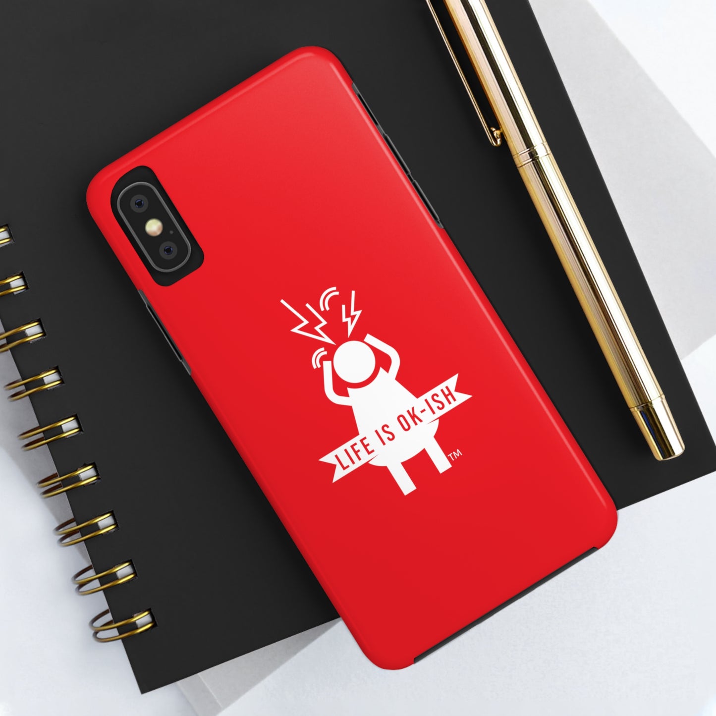 Screaming Woman Tough iPhone Case in Dynamite