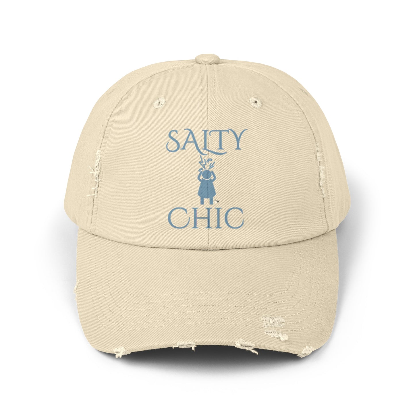 Salty Chic Screaming Woman Life Is Ok-ish Distressed Cap