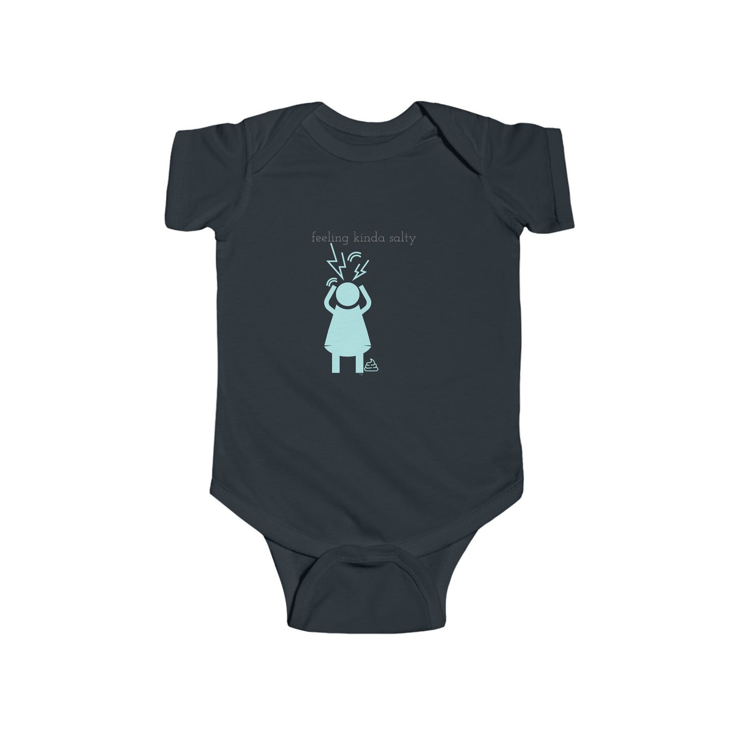 Feeling Salty Screaming Girl Infant Jersey Bodysuit