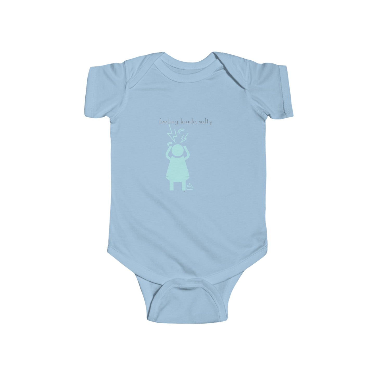 Feeling Salty Screaming Girl Infant Jersey Bodysuit