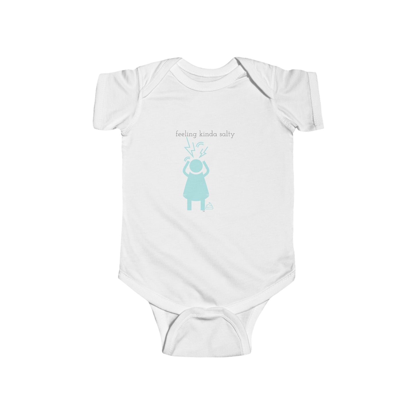 Feeling Salty Screaming Girl Infant Jersey Bodysuit