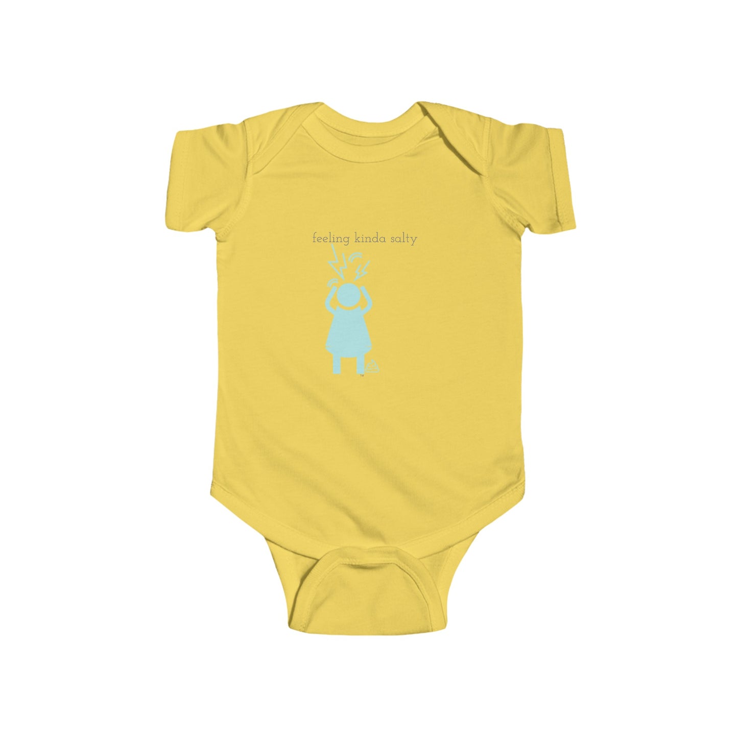 Feeling Salty Screaming Girl Infant Jersey Bodysuit