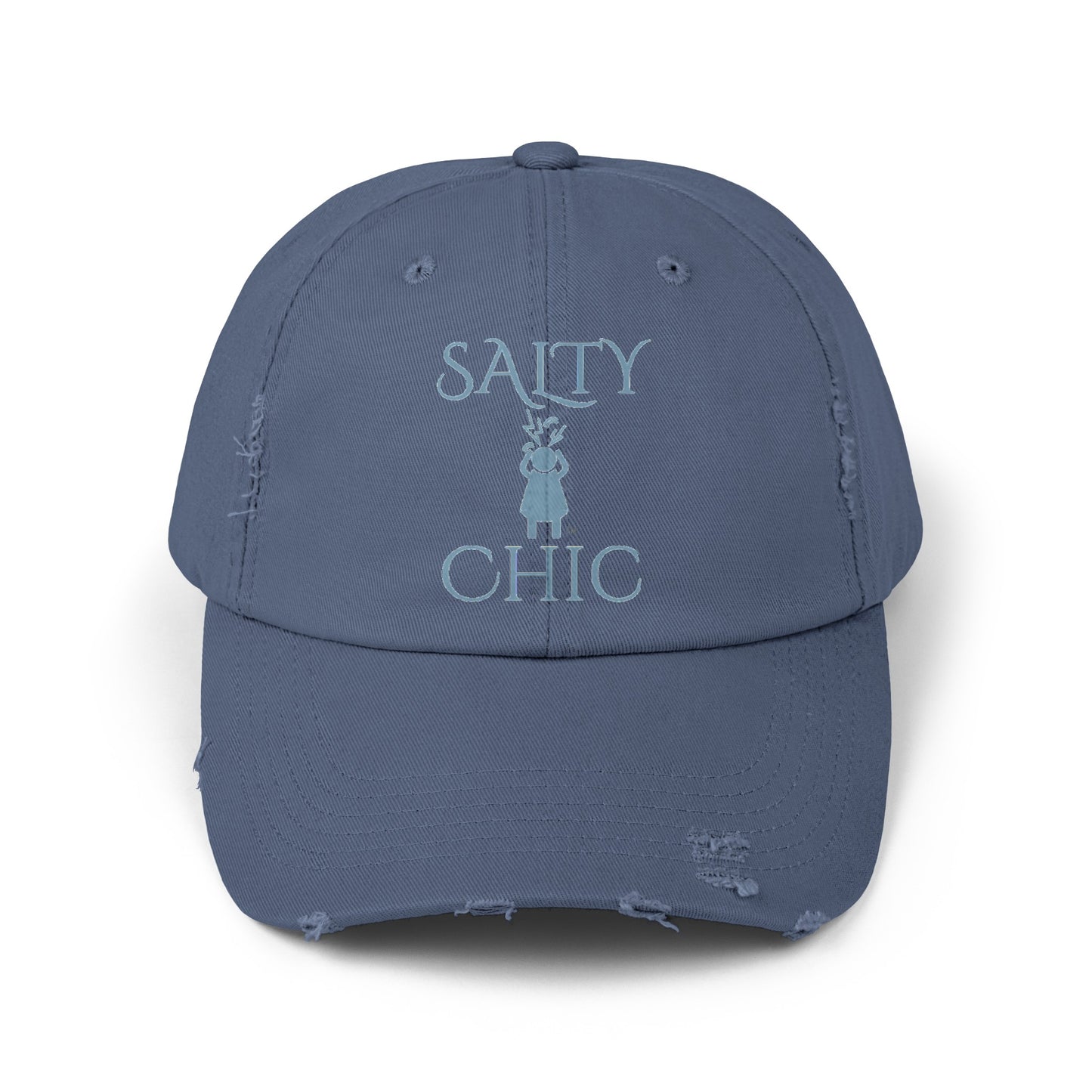 Salty Chic Screaming Woman Life Is Ok-ish Distressed Cap