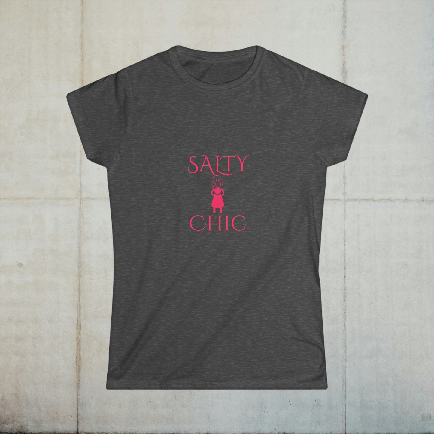 Salty Chic Screaming Women's Softstyle Tee