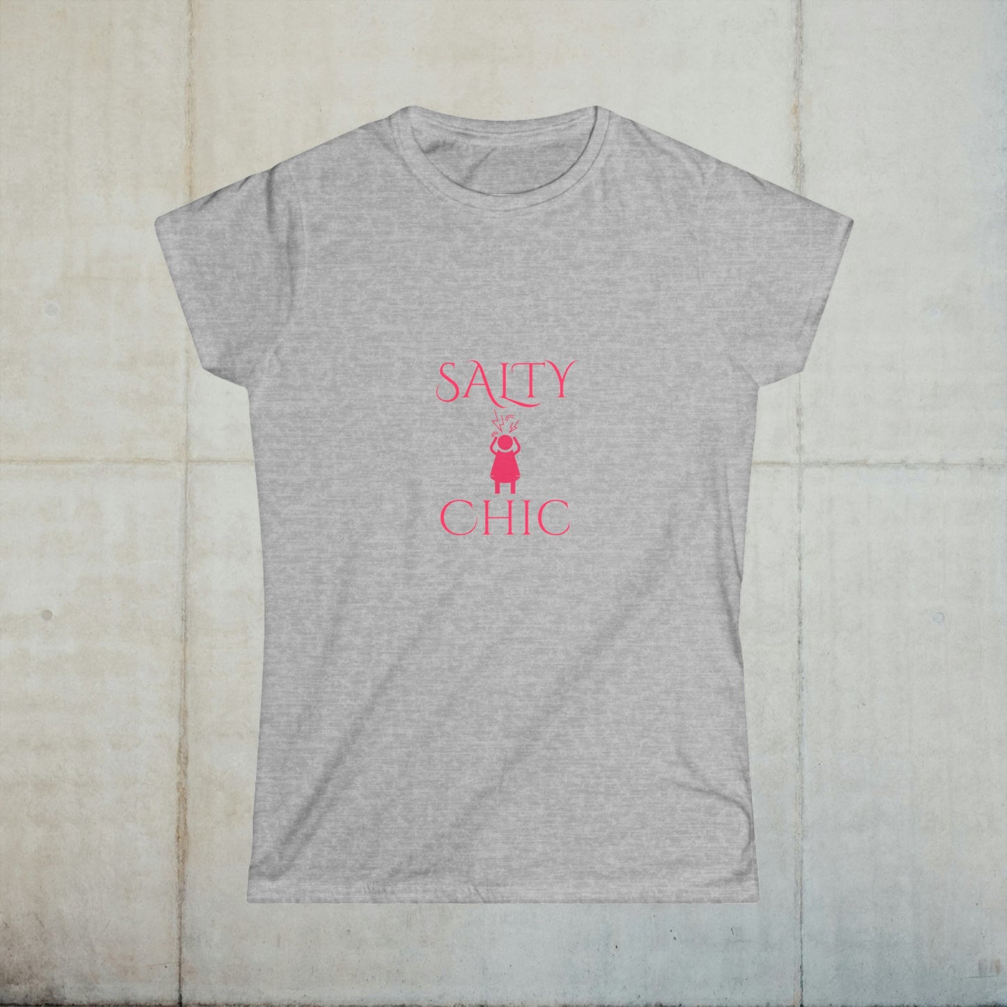 Salty Chic Screaming Women's Softstyle Tee