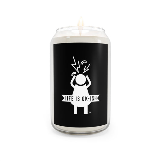 Life is Ok-ish, Screaming Woman Scented Candle, 13.75oz