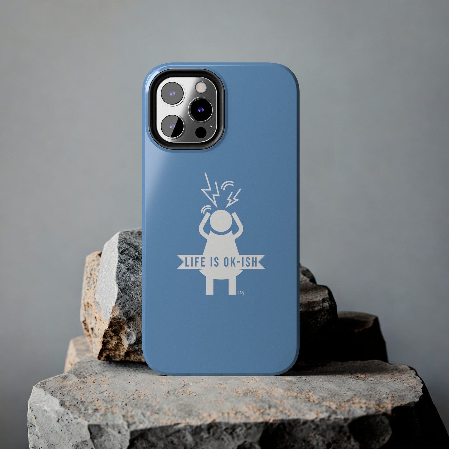 Screaming Woman Tough iPhone Case in Pebble