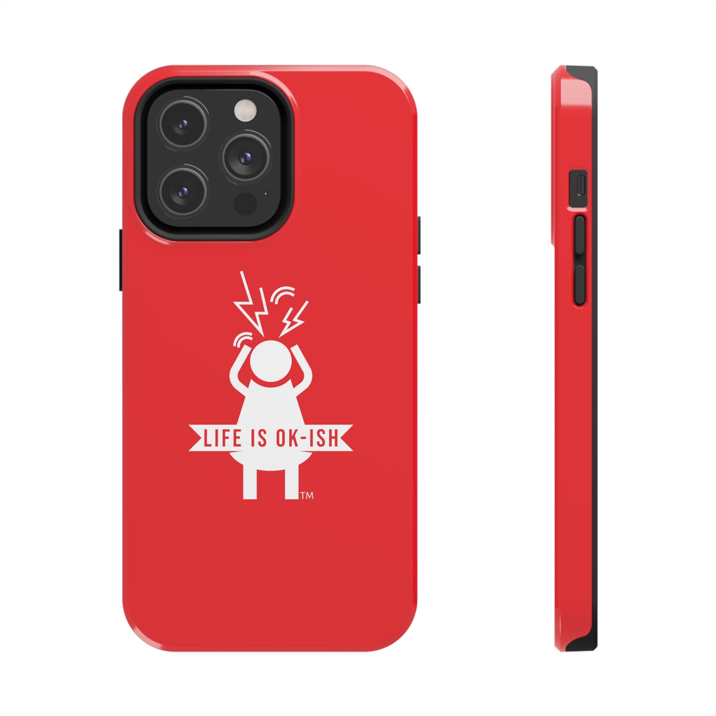 Screaming Woman Tough iPhone Case in Dynamite