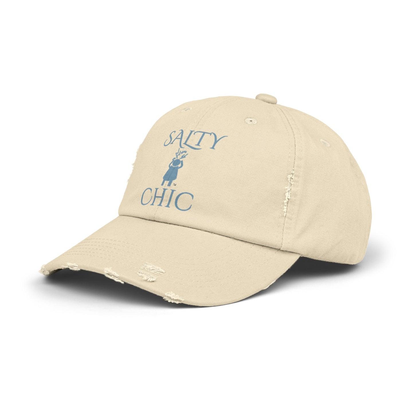 Salty Chic Screaming Woman Life Is Ok-ish Distressed Cap