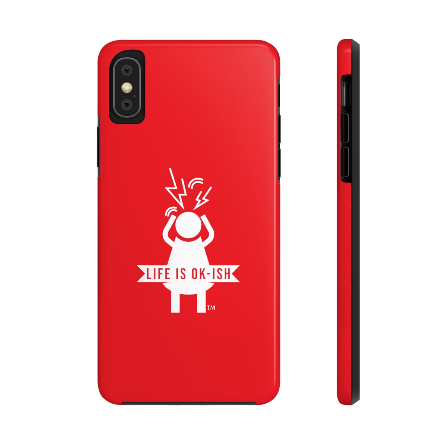 Screaming Woman Tough iPhone Case in Dynamite