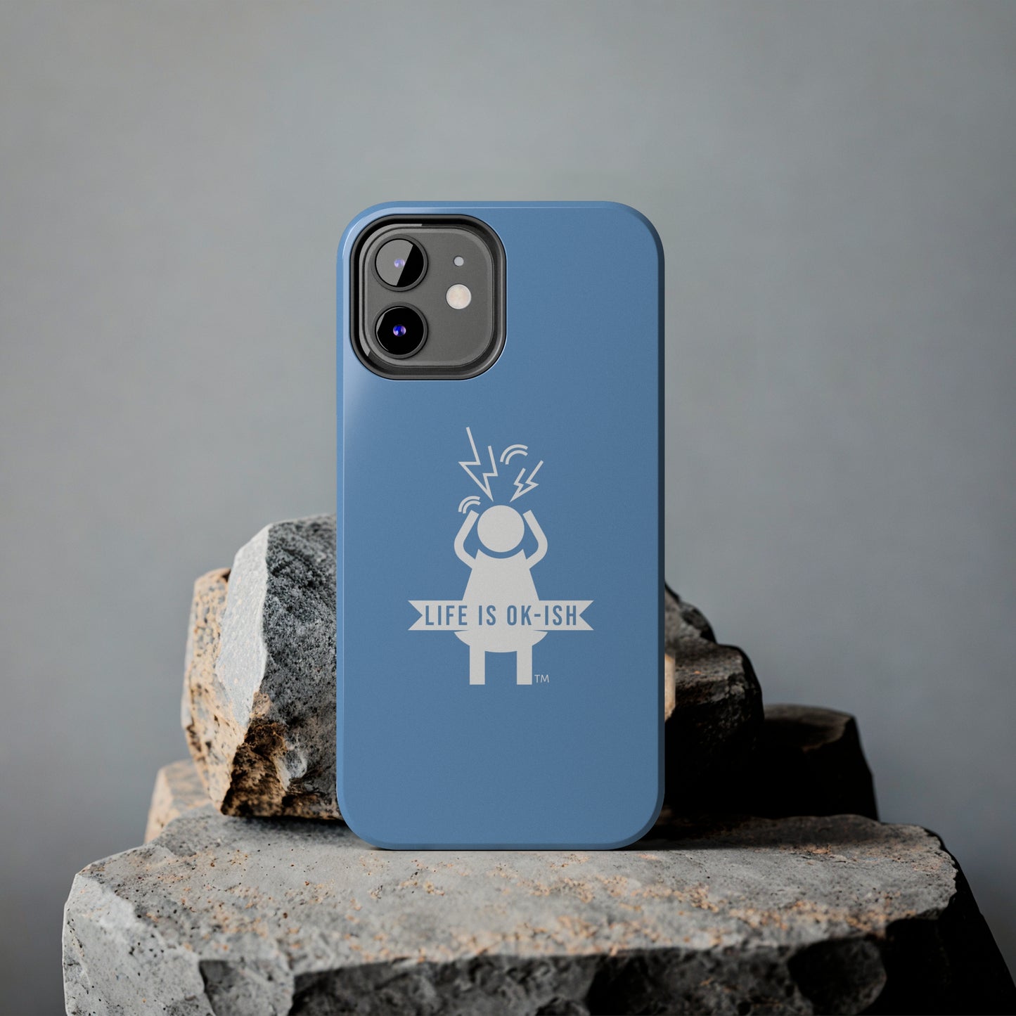 Screaming Woman Tough iPhone Case in Pebble