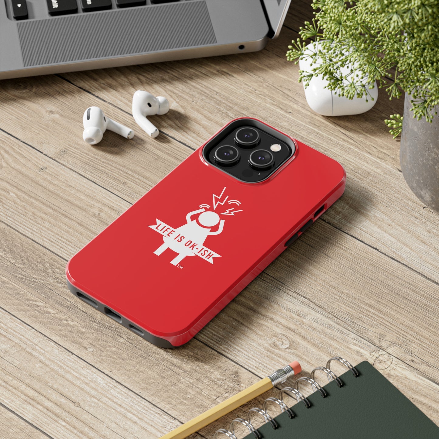 Screaming Woman Tough iPhone Case in Dynamite