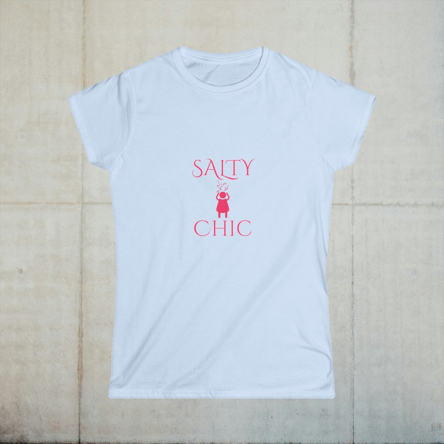 Salty Chic Screaming Women's Softstyle Tee