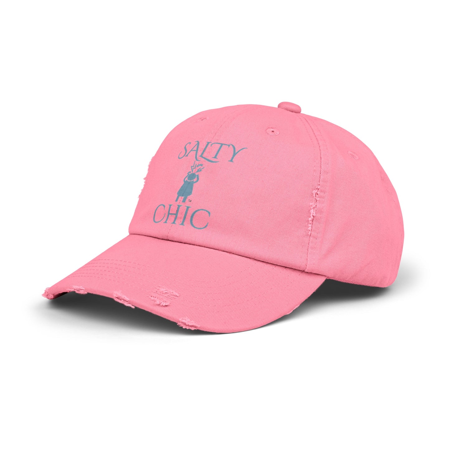 Salty Chic Screaming Woman Life Is Ok-ish Distressed Cap