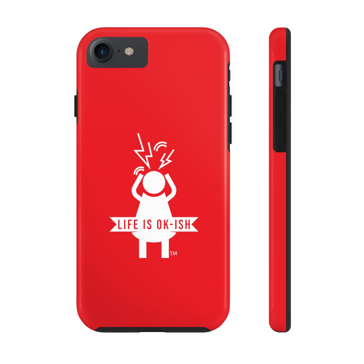 Screaming Woman Tough iPhone Case in Dynamite