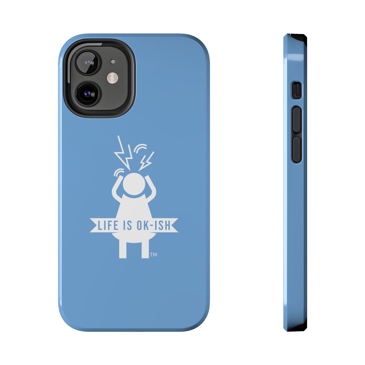 Screaming Woman Tough iPhone Case in Pebble