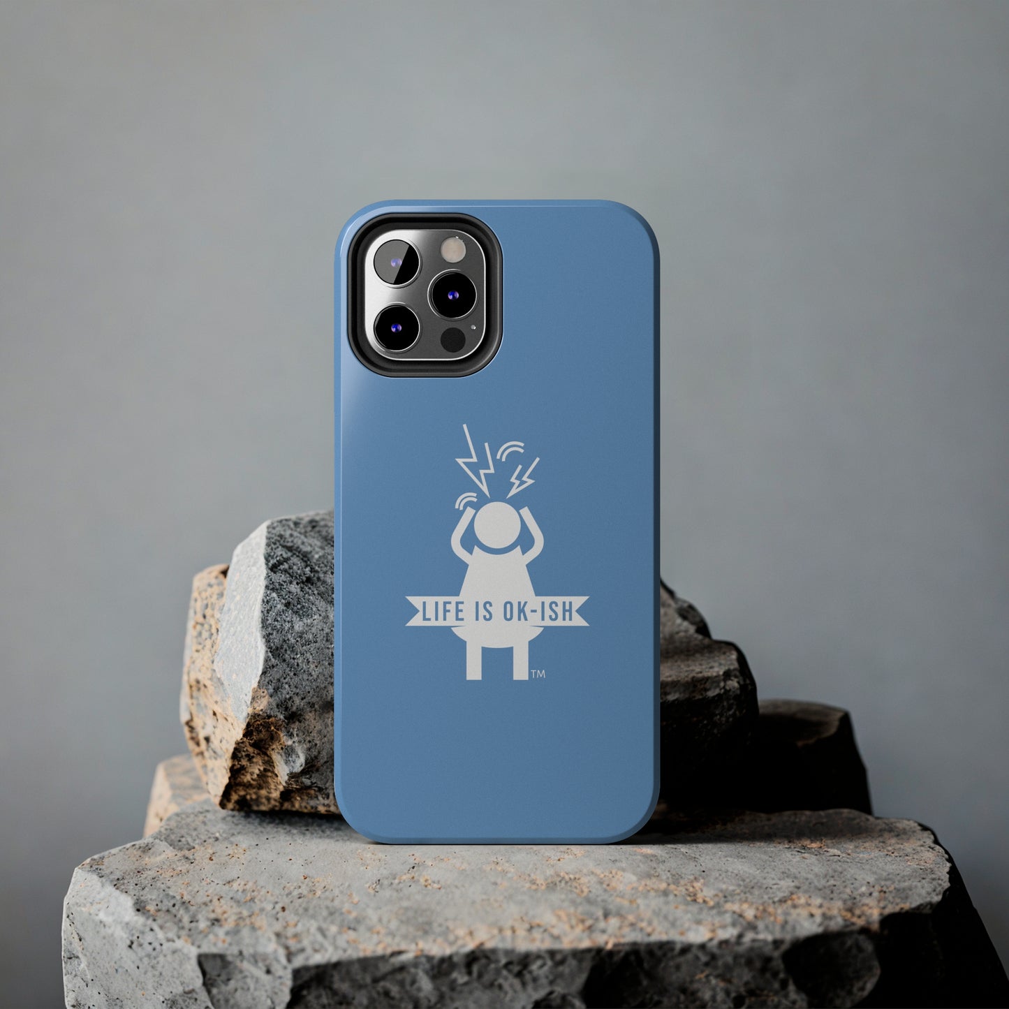 Screaming Woman Tough iPhone Case in Pebble